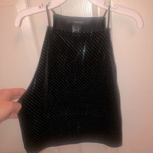Sparkly High Neck Top